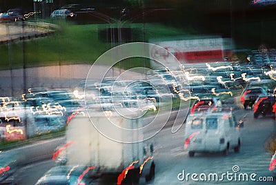 Traffic Jam Stock Photo