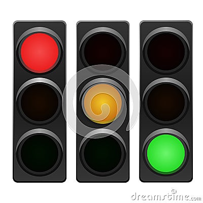 Traffic light Vector Illustration