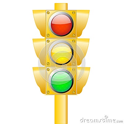 Traffic light Vector Illustration