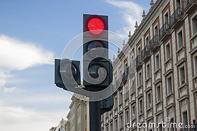 A traffic light Stock Photo