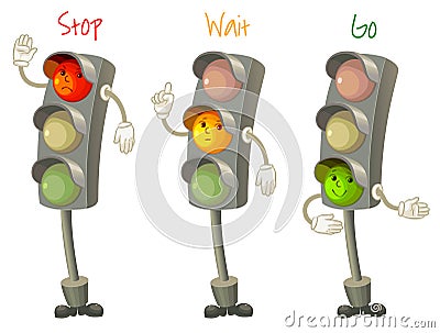 Traffic light Vector Illustration