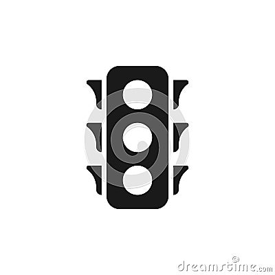 Traffic light icon. Stoplight symbol Vector Illustration