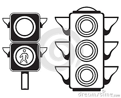 Traffic light Vector Illustration