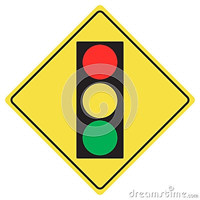 Traffic light sign Vector Illustration