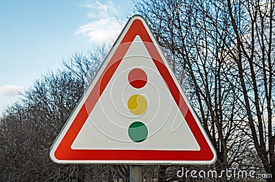 Traffic light sign Stock Photo