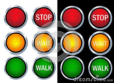 Traffic light Vector Illustration