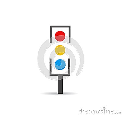 Traffic light Vector Illustration