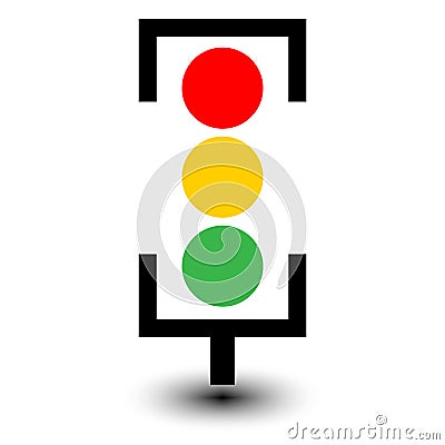 Traffic lights Vector Illustration