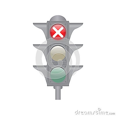 Traffic lights Vector Illustration