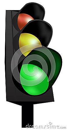 Traffic lights vector Vector Illustration