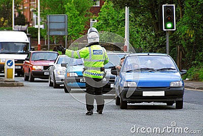 Traffic Police Stock Photo