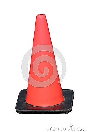 Traffic safety cone Stock Photo