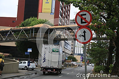 traffic sign in brazil Editorial Stock Photo