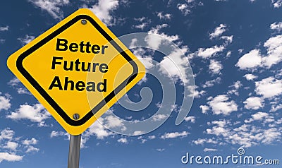 Better Future Ahead Stock Photo