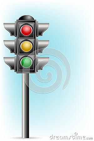 Traffic Signal Vector Illustration