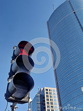 Traffic signal lights Stock Photo