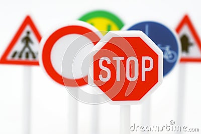 Traffic signs Stock Photo