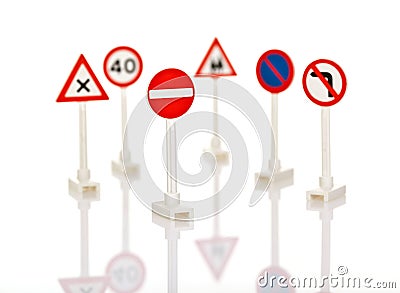 Traffic signs Stock Photo