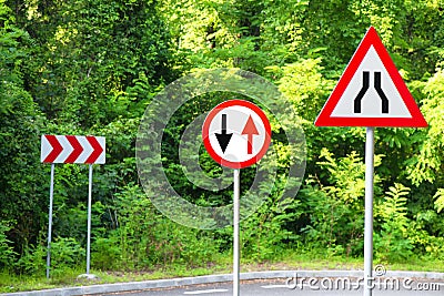 Traffic signs Stock Photo