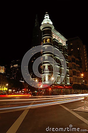 Traffic Streaks, San Francisco Stock Photo