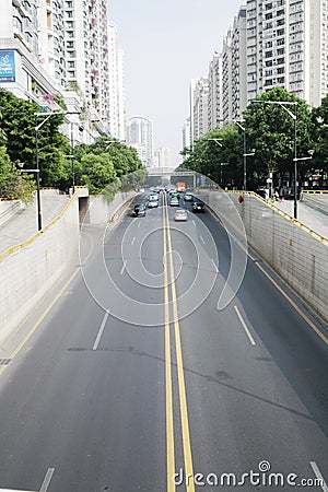 Traffic tunnel Editorial Stock Photo