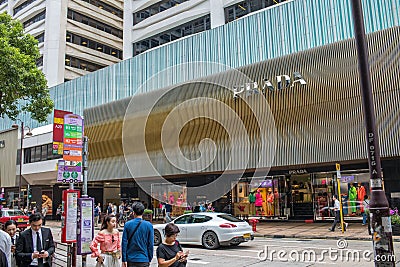 Traffic and urban life in Hong Kong Editorial Stock Photo
