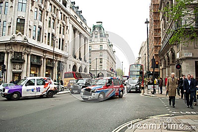 Traffic in Westminster Editorial Stock Photo