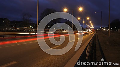 Trafik på motorväg Trafik på motorväg