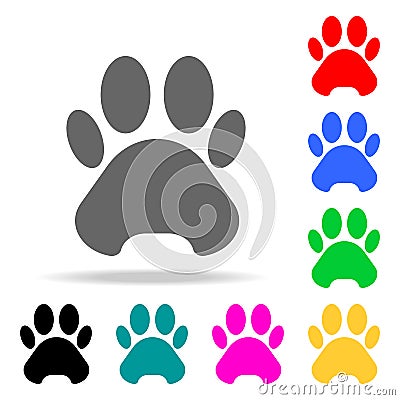 trail of the beast icon. Elements in multi colored icons for mobile concept and web apps. Icons for website design and development Stock Photo