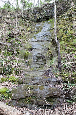 Trail in Giant City State Park Stock Photo