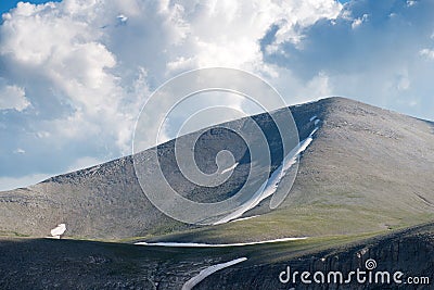 The trailway on summit of Mount Olympus Stock Photo