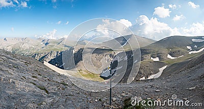 The trailway on summit of Mount Olympus Stock Photo