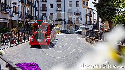 Train Baeza, Spain. Editorial Stock Photo