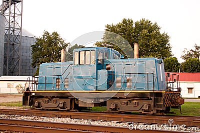 Train Head Car Side Stock Photo