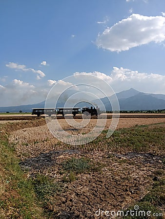 Train history Ambarawa vintaga Stock Photo