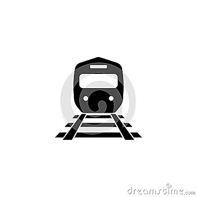 Train logo concept icon illustration Vector Illustration