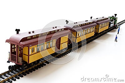 Train model Stock Photo