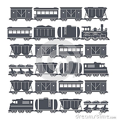 Train set Vector Illustration