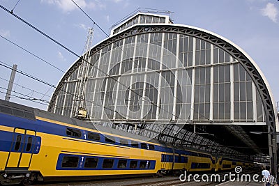 Train station Stock Photo