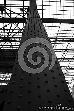 Train station (estacion de Francia). Detail. Barcelona. Stock Photo