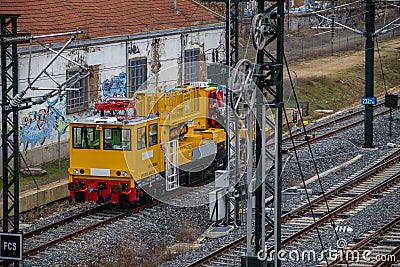 Train station of Zamora, Spain. Editorial Stock Photo