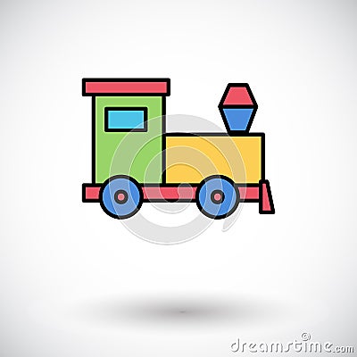 Train toy Vector Illustration