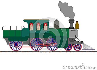 Train, Cartoon Illustration