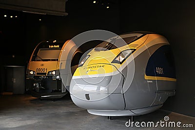 Train World, Brussels, Belgium Editorial Stock Photo