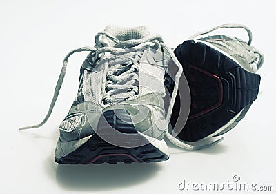 Trainers Sneakers Isolated Stock Photo