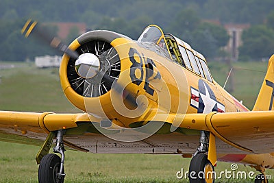 Training aircraft Stock Photo