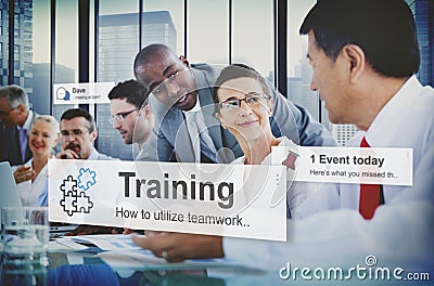 Training Development Skill Learning Improvement Education Concept Stock Photo