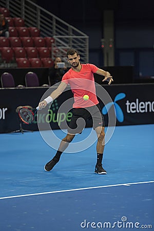 Training on Grigor Dimitrov Editorial Stock Photo