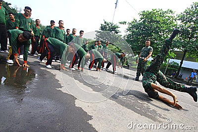 Training of self-defense techniques for security officers Editorial Stock Photo