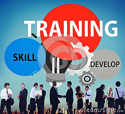 Training Skill Develop Ability Expertise Concept Stock Photo